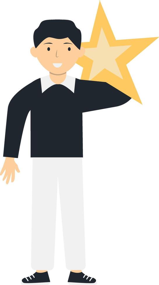 Person Giving Star vector