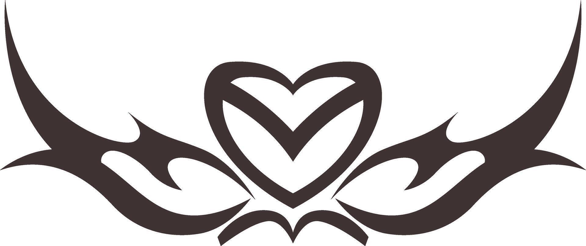 Tribal Tattoo Shape vector