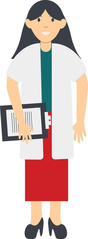 Pharmacist People Character on White Background vector