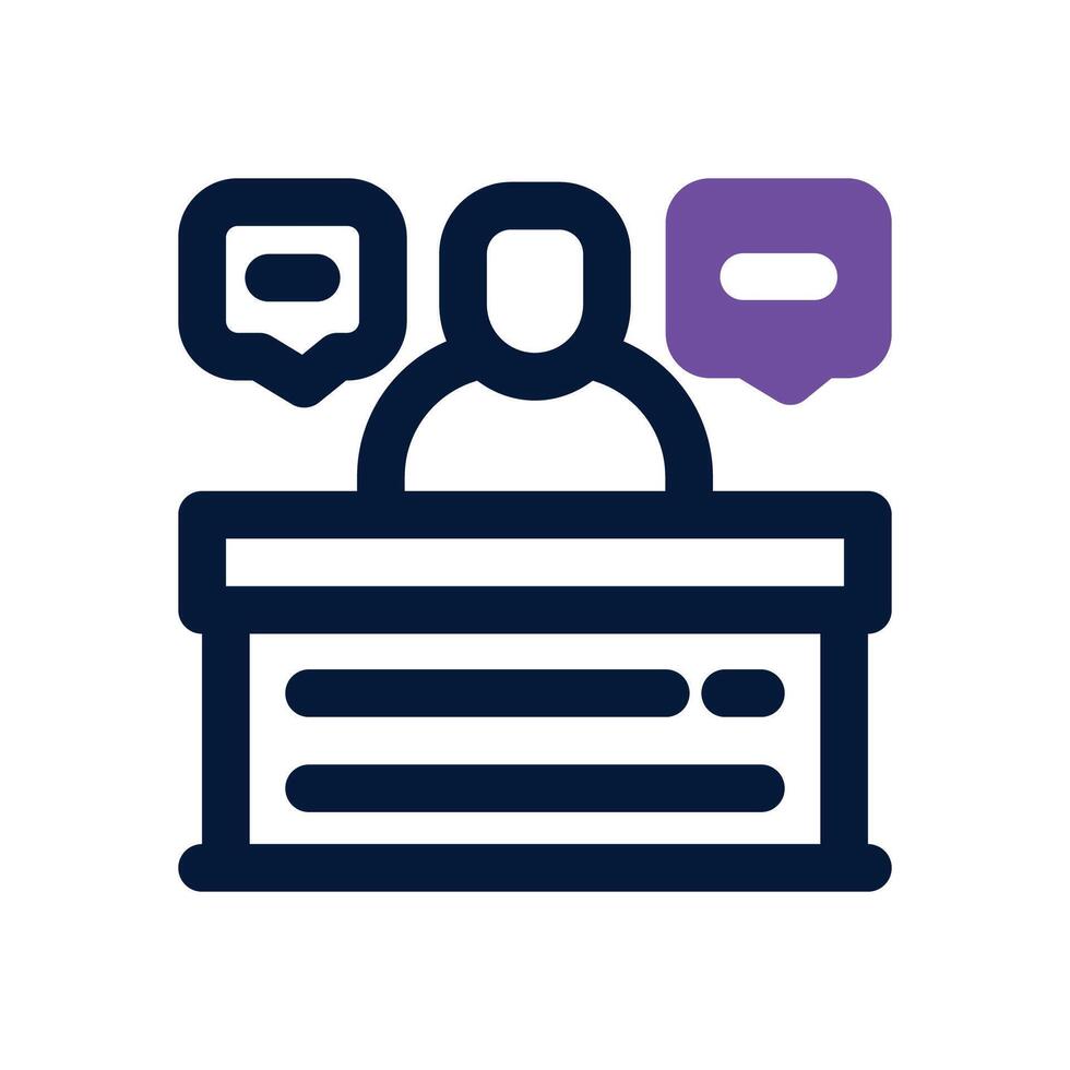 familiarize dual tone icon. Sleek and modern icon for websites and mobile apps. vector
