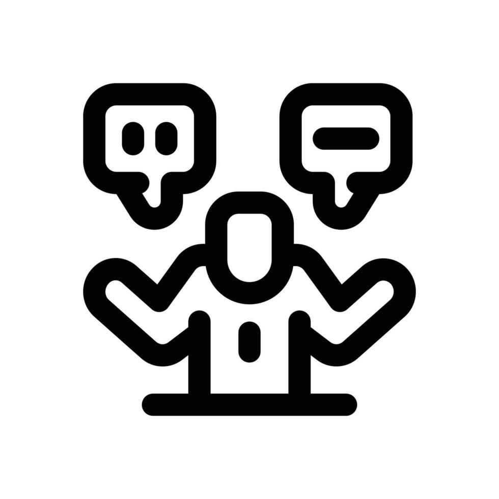 mentorship line icon. Clean and minimalist icon for websites, mobile apps, presentations, and logos. Fully scalable and customizable for any project. vector