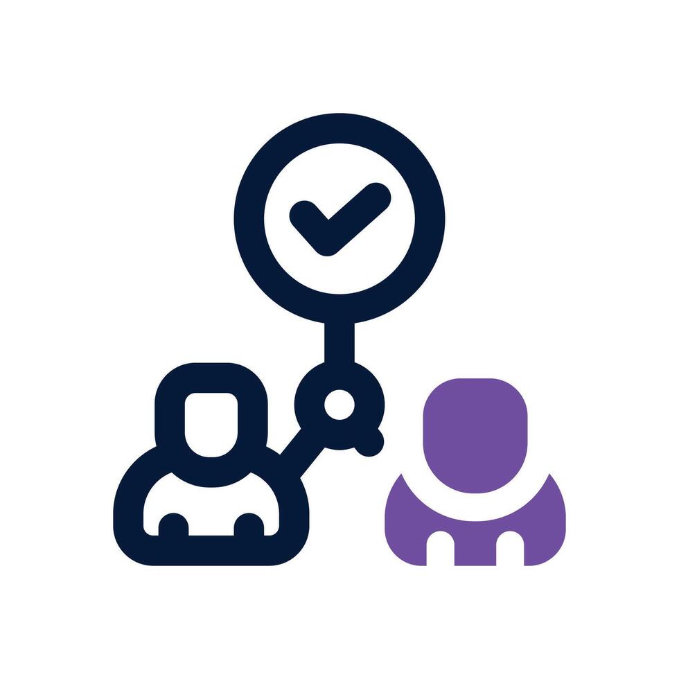 success planning dual tone icon. Sleek and modern icon for websites and mobile apps. vector