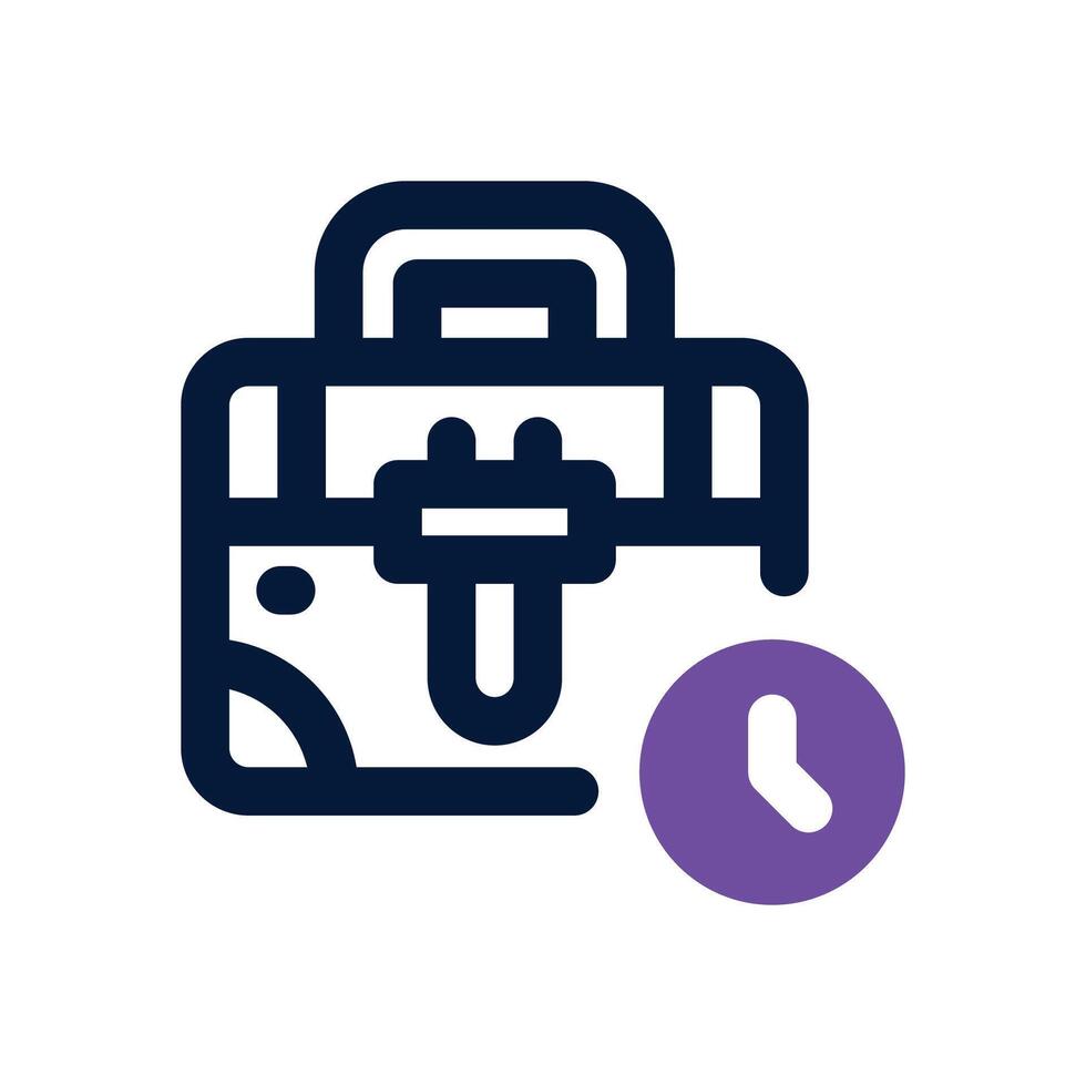 work experience duotone icon. Sleek and modern icon for websites, mobile apps, marketing materials, and corporate design. Fully scalable and ready to use. vector