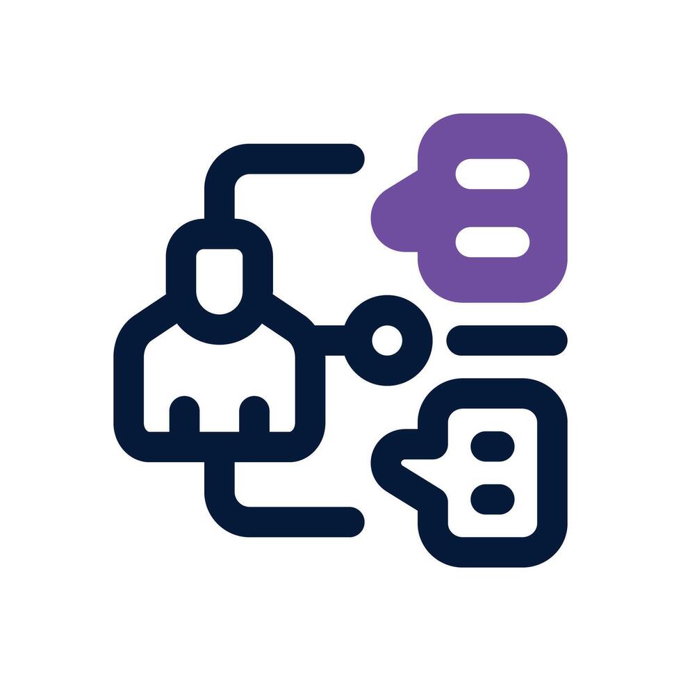 skill duotone icon. Sleek and modern icon for websites, mobile apps, marketing materials, and corporate design. Fully scalable and ready to use. vector
