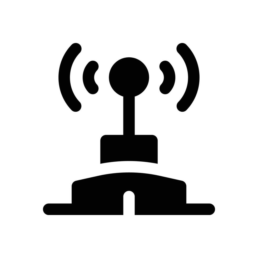 wifi hotspot glyph icon. Strong and solid icon for websites and mobile apps. vector