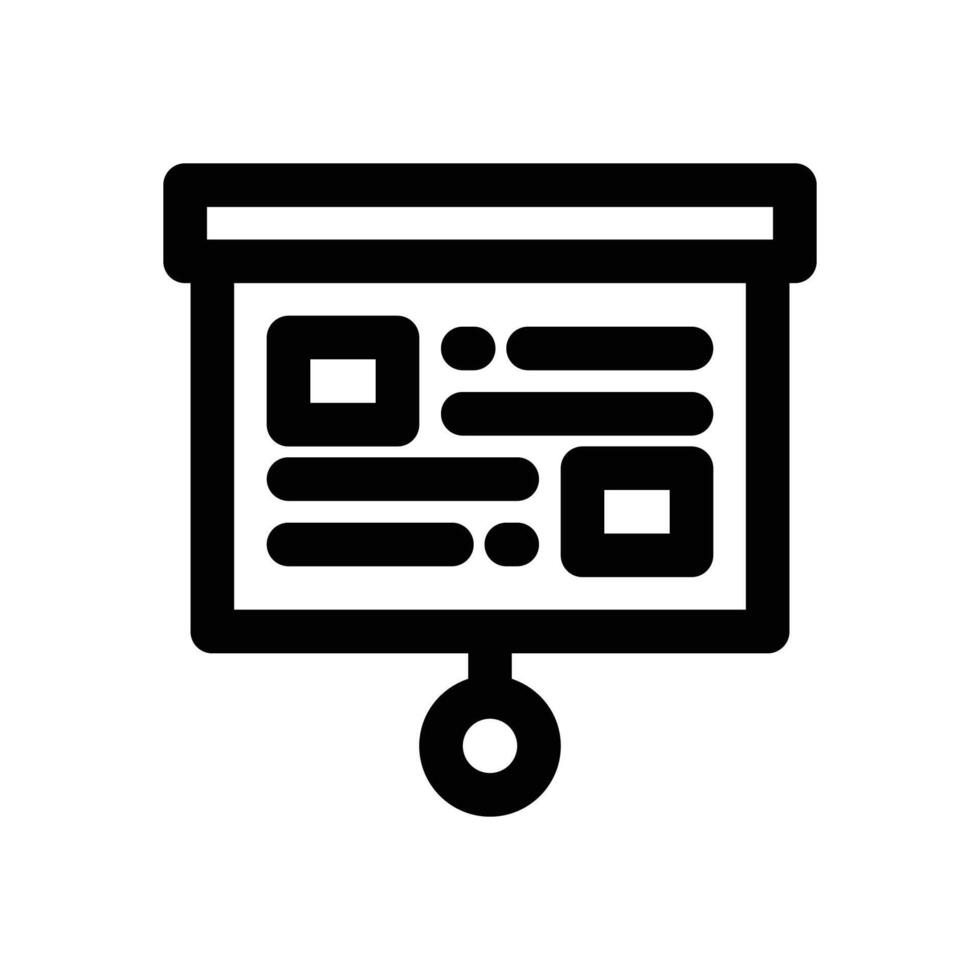introduction line icon. Clean and minimalist icon for websites and mobile apps. vector