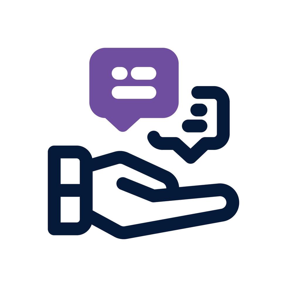 advice duotone icon. Sleek and modern icon for websites, mobile apps, marketing materials, and corporate design. Fully scalable and ready to use. vector