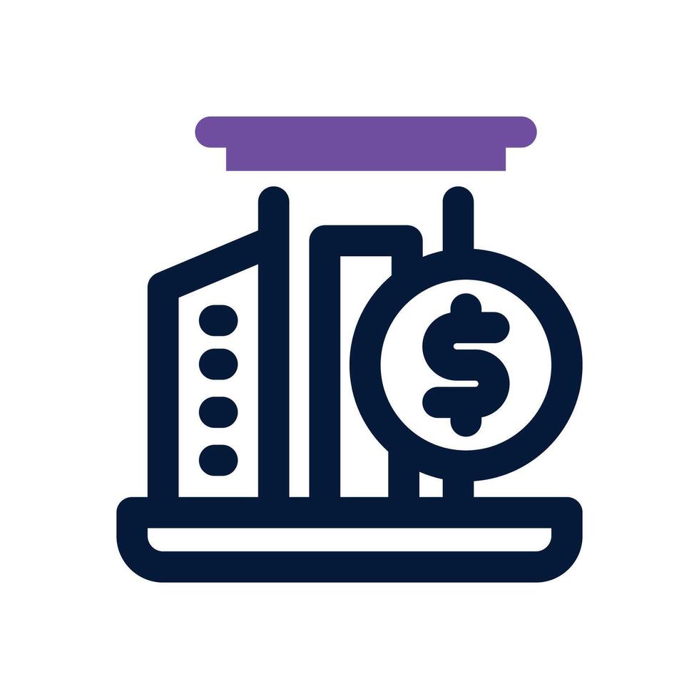 asset duotone icon. Sleek and modern icon for websites, mobile apps, marketing materials, and corporate design. Fully scalable and ready to use. vector