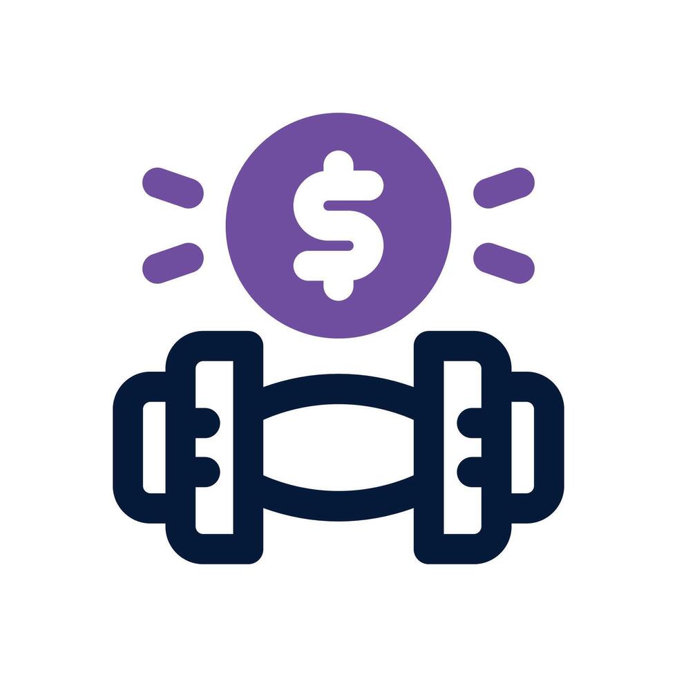 strength duotone icon. Sleek and modern icon for websites, mobile apps, marketing materials, and corporate design. Fully scalable and ready to use. vector