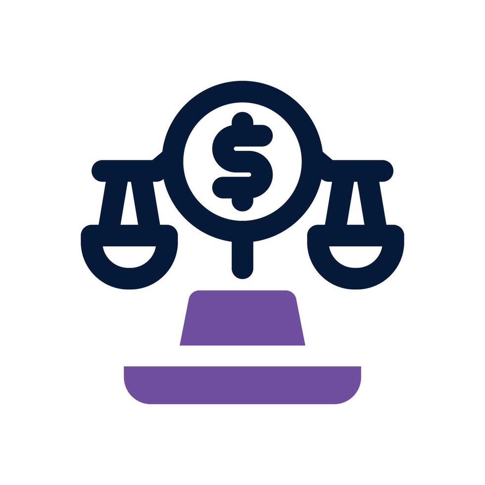 equity duotone icon. Sleek and modern icon for websites, mobile apps, marketing materials, and corporate design. Fully scalable and ready to use. vector