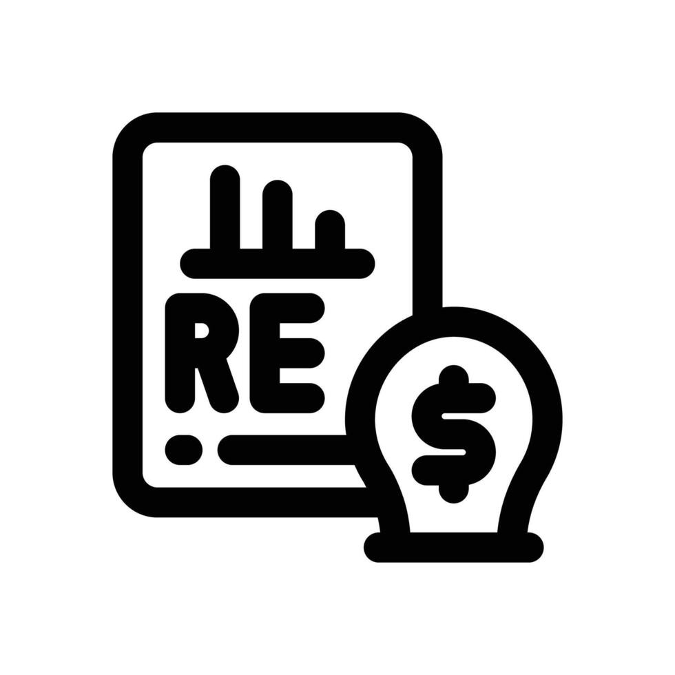 retained earnings line icon. Clean and minimalist icon for websites, mobile apps, presentations, and logos. Fully scalable and customizable for any project. vector