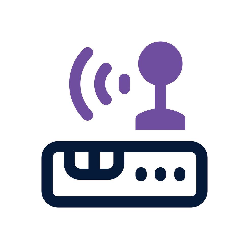 router duotone icon. Sleek and modern icon for websites, mobile apps, marketing materials, and corporate design. Fully scalable and ready to use. vector