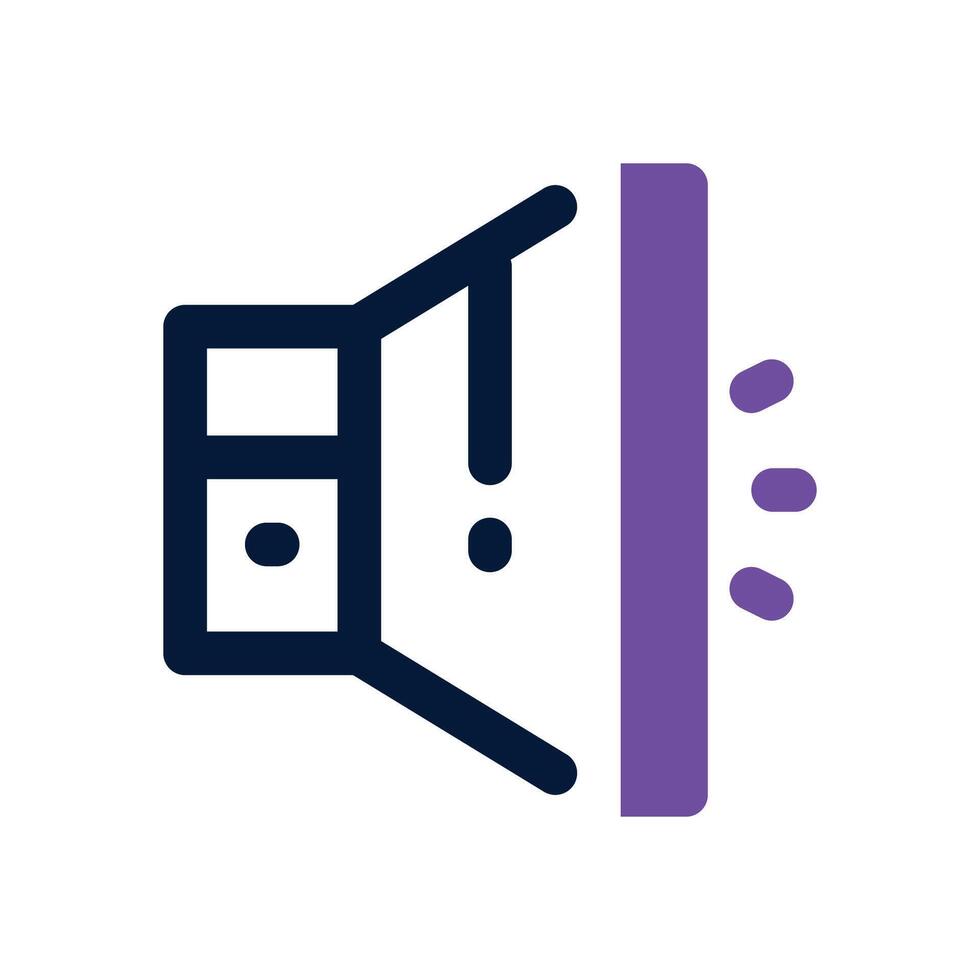 volume duotone icon. Sleek and modern icon for websites, mobile apps, marketing materials, and corporate design. Fully scalable and ready to use. vector