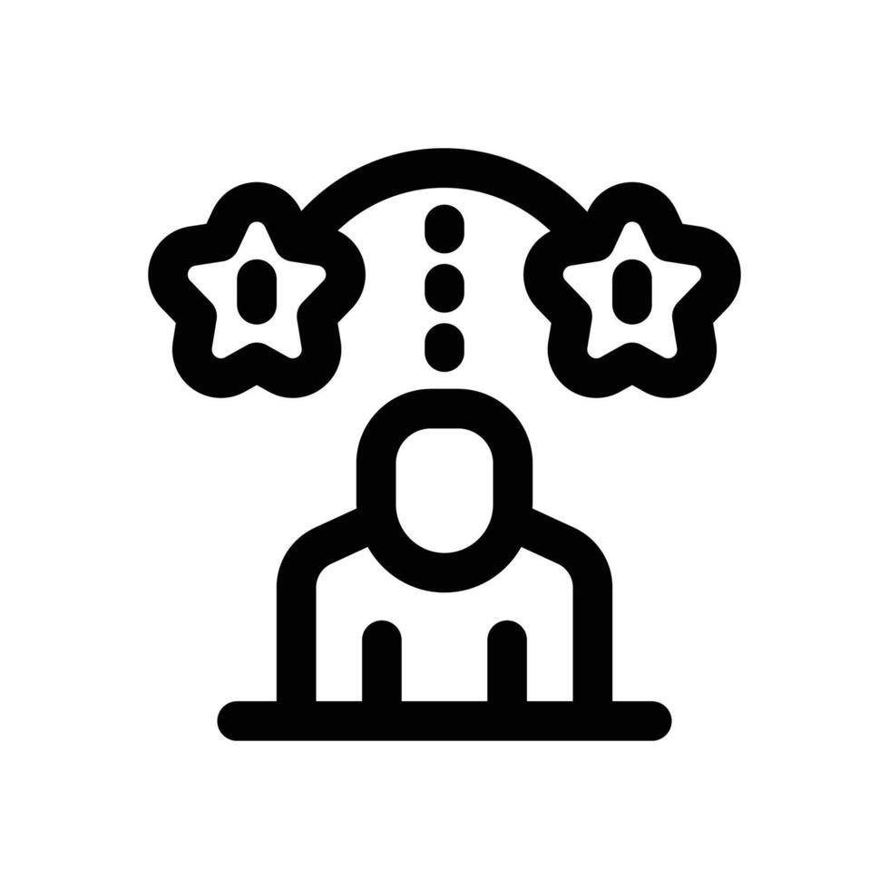 experience line icon. Clean and minimalist icon for websites and mobile apps. vector