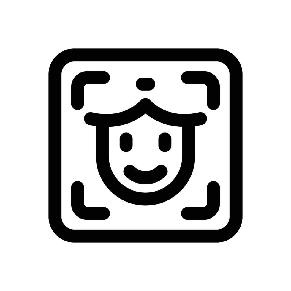 close up line icon. Clean and minimalist icon for websites and mobile apps. vector