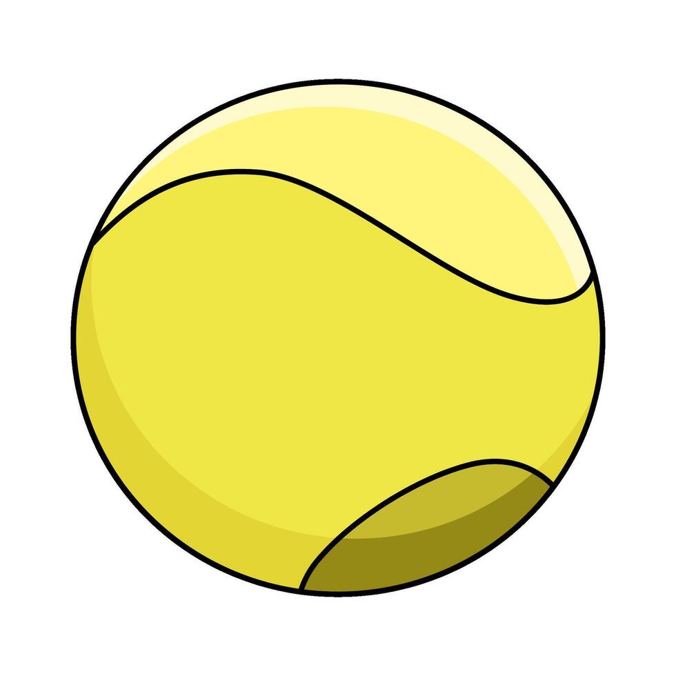 illustration of A Tennis Ball vector
