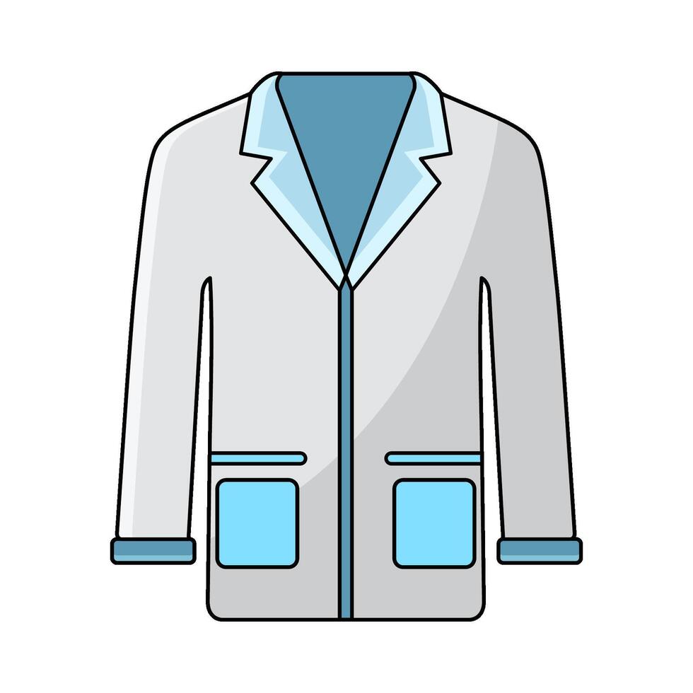illustration of Lab Coat vector