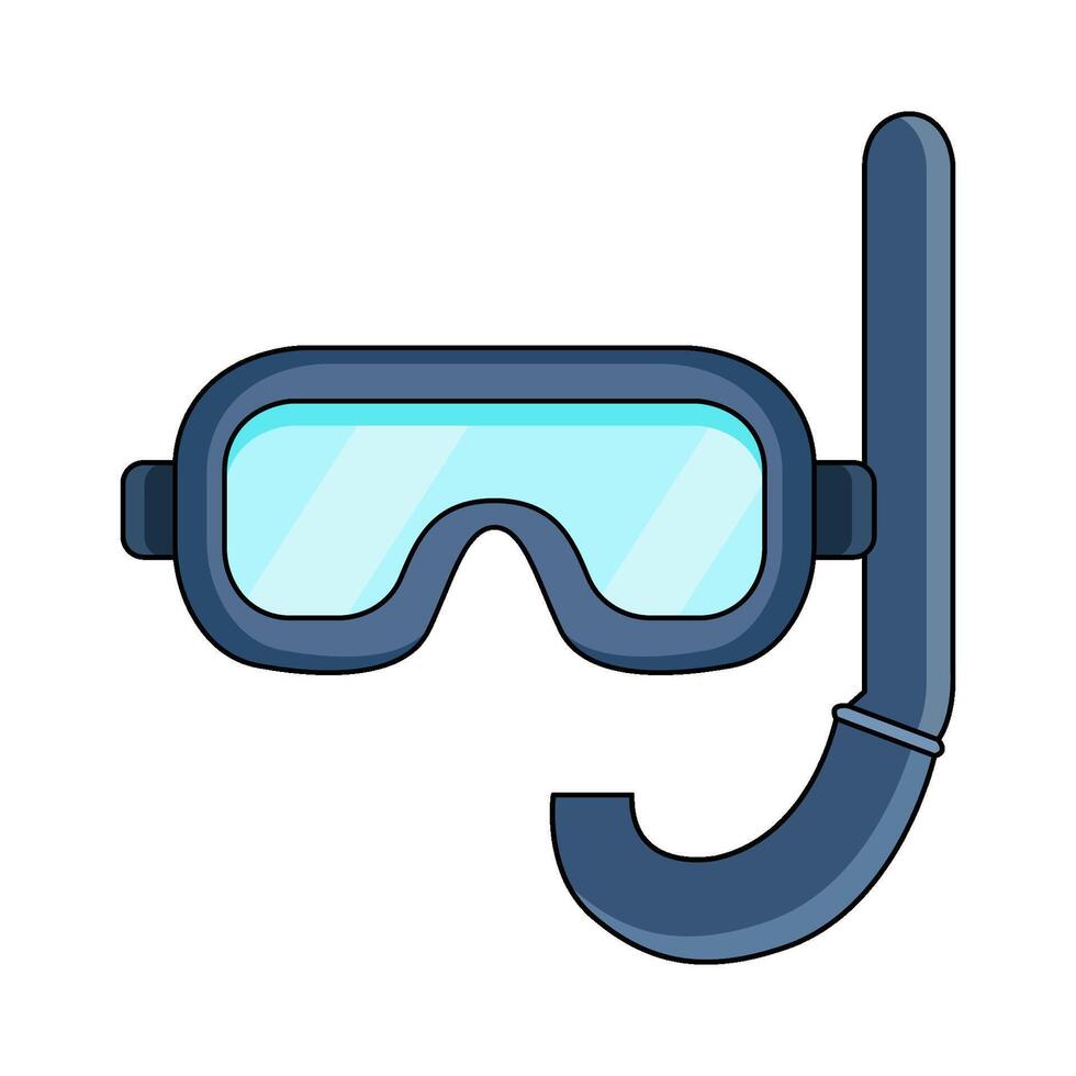 illustration of Snorkel Mask vector