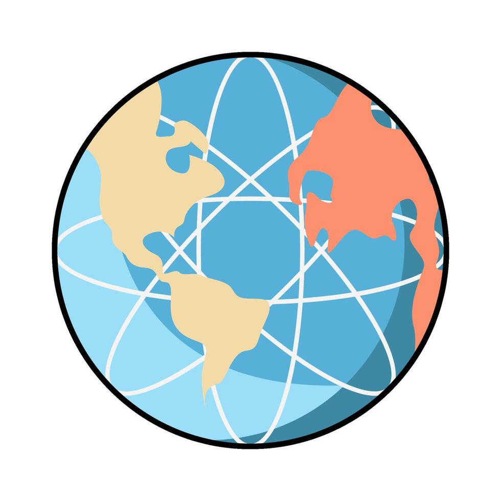 illustration of Global Network vector