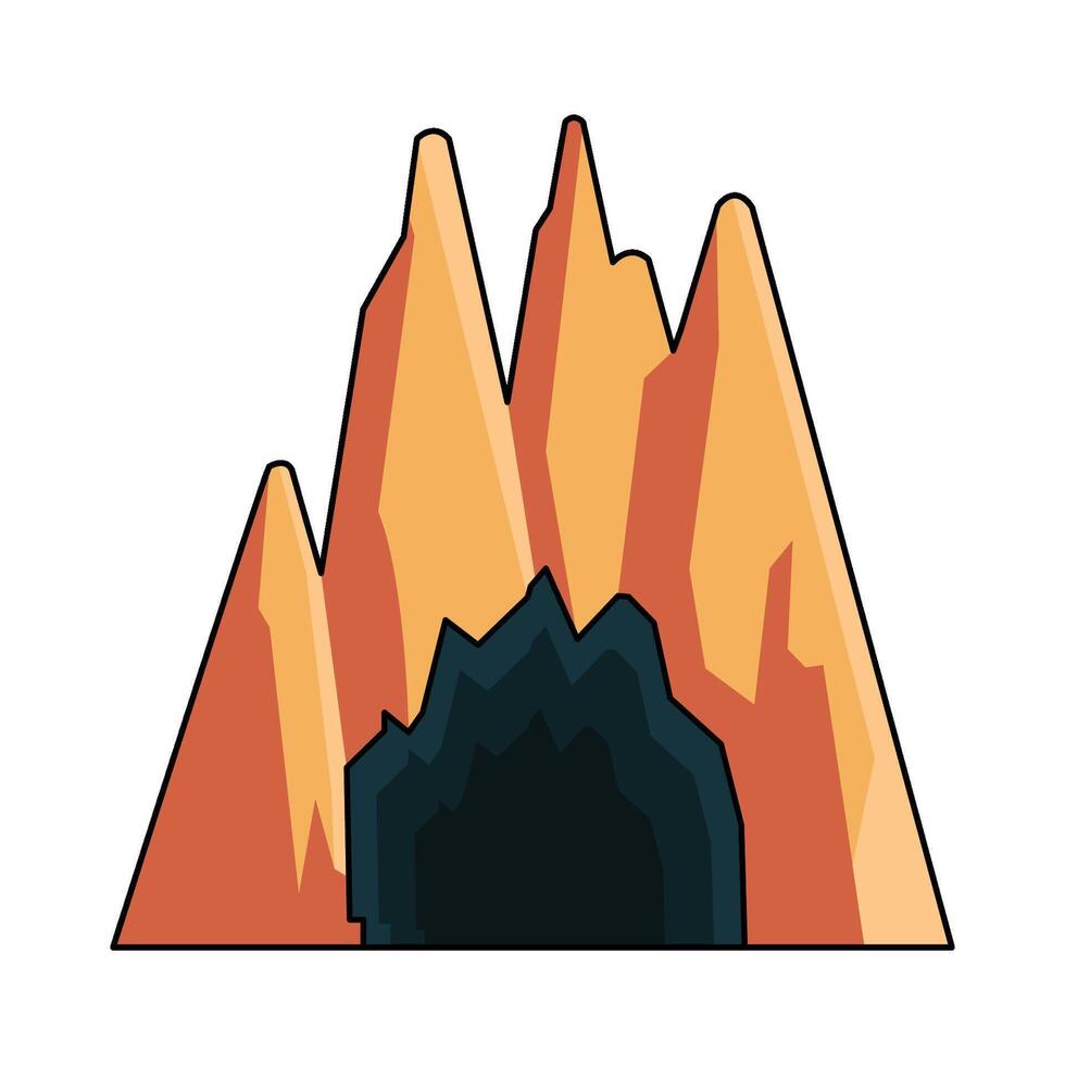 illustration of Cave vector