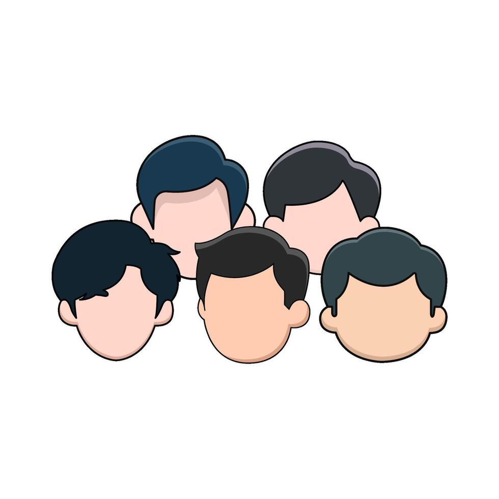Group of Students vector