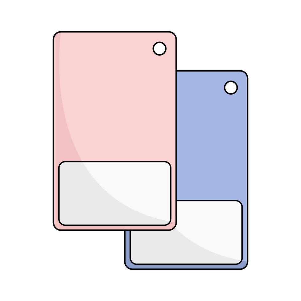 illustration of Pantone Chip vector