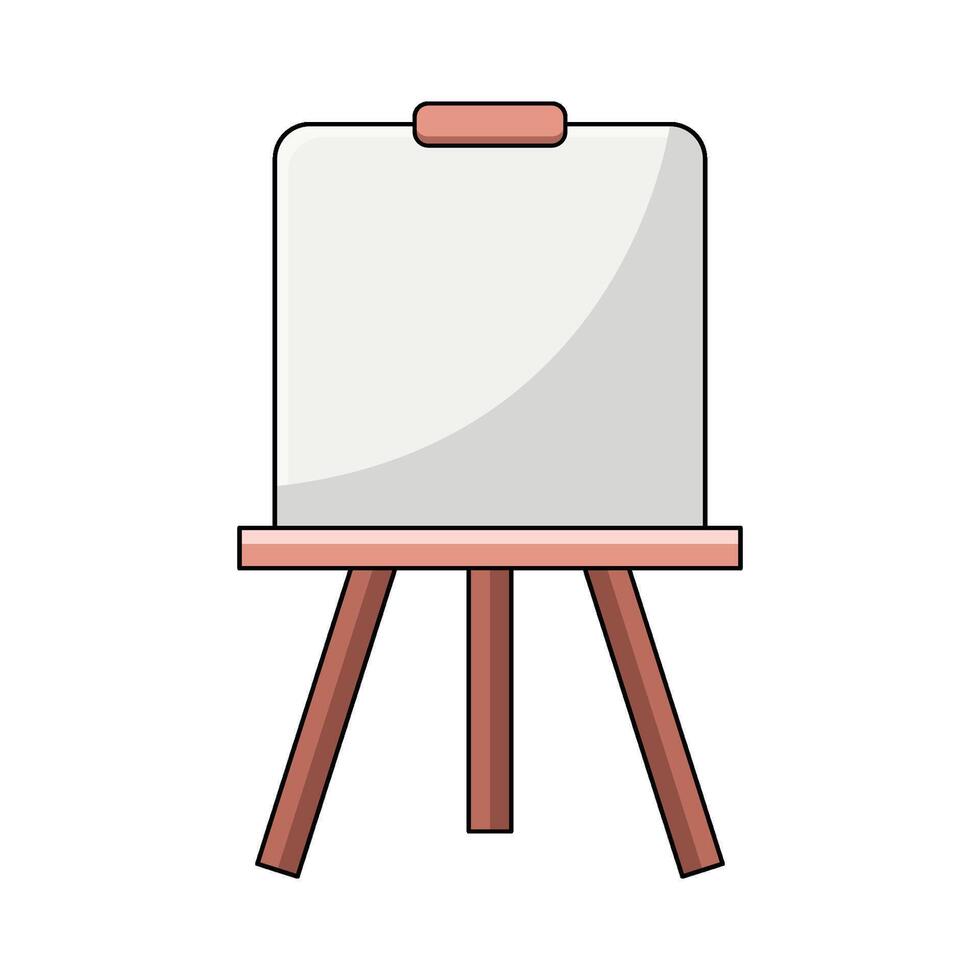 illustration of Art Easel vector