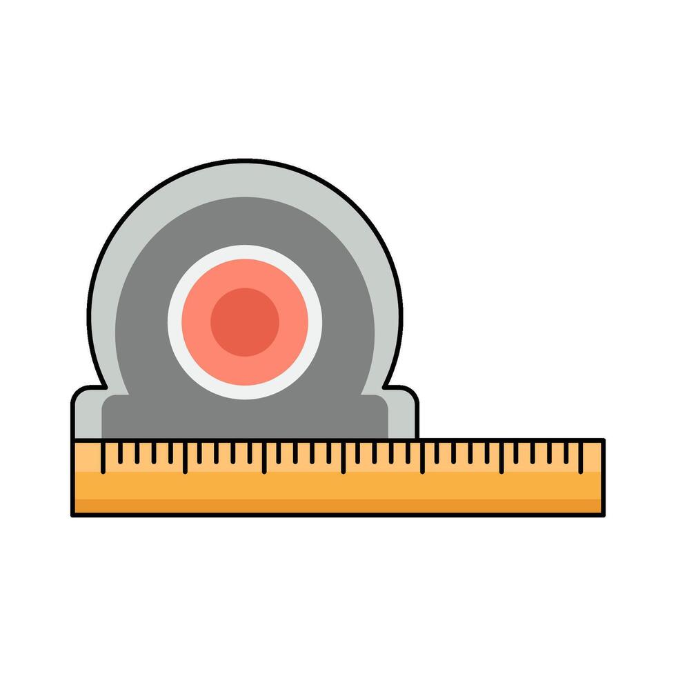 illustration of Measuring Tools vector