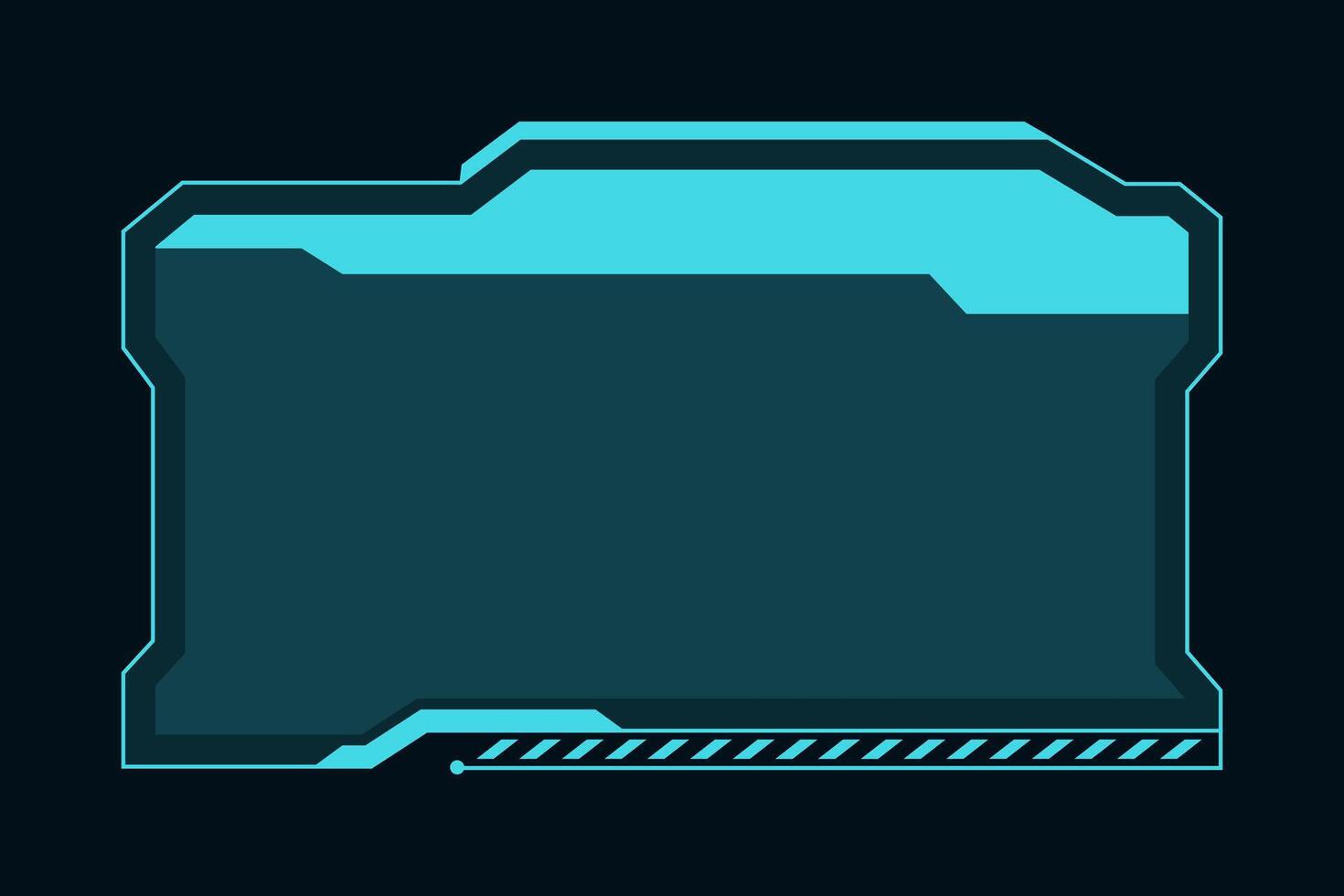 Sci-Fi HUD Elements. Futuristic UI Frames and Tech Callout Boxes. wireframe UI components, and holographic style interface elements vector