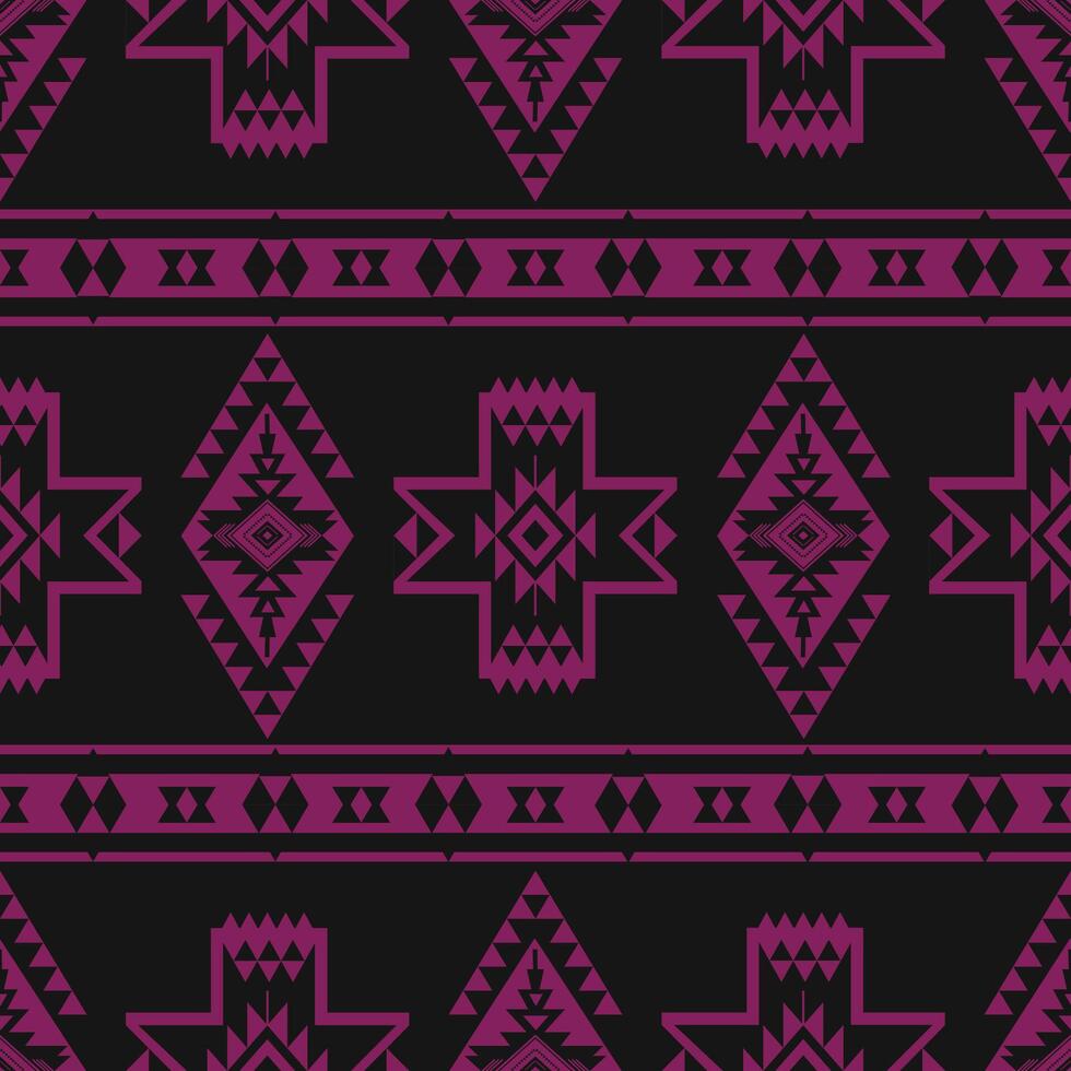 Modern Native American pattern. Aztec southwestern Navajo geometric shape seamless pattern. Ethnic geometric pattern use for fabric, textile, home decoration elements, upholstery, etc. vector