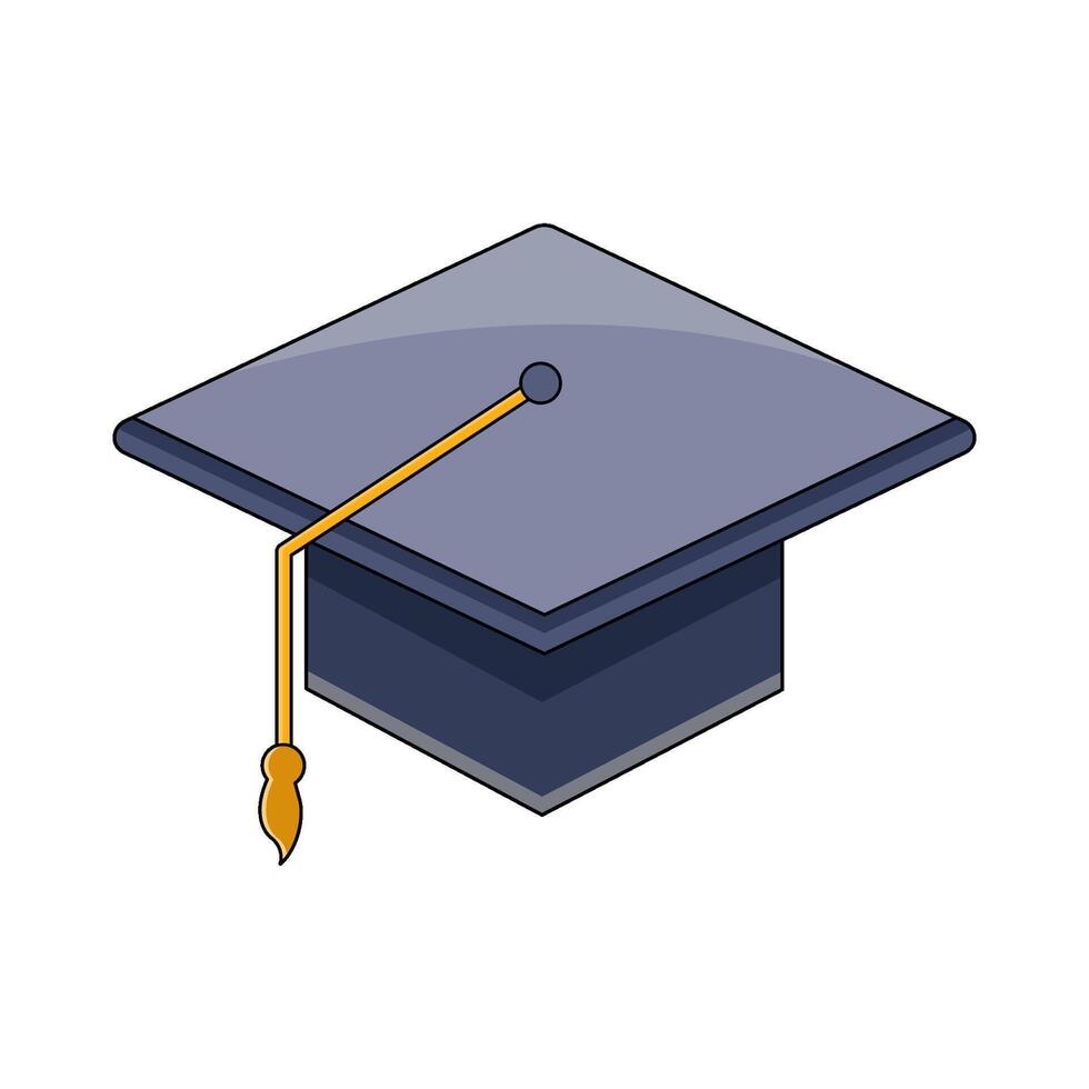 illustration of A Graduation Cap vector
