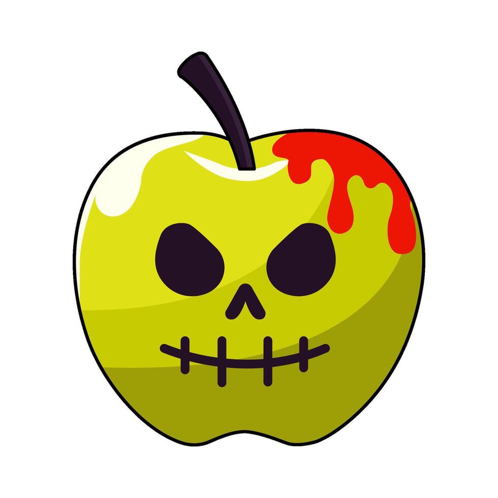 illustration of Poison Apple vector