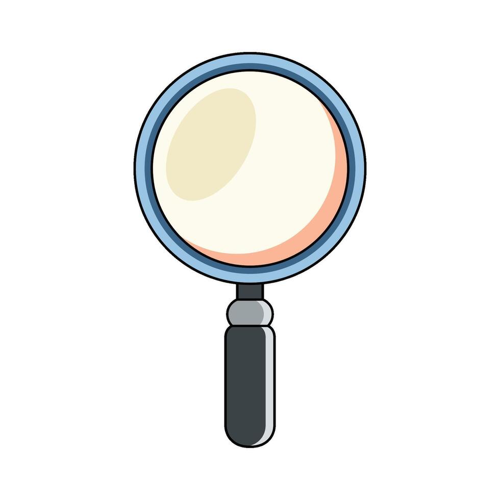 illustration of The Magnifying Glass vector
