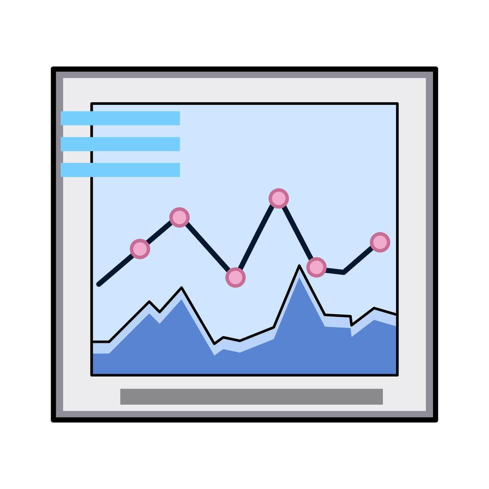 illustration of Monitoring Analytics vector