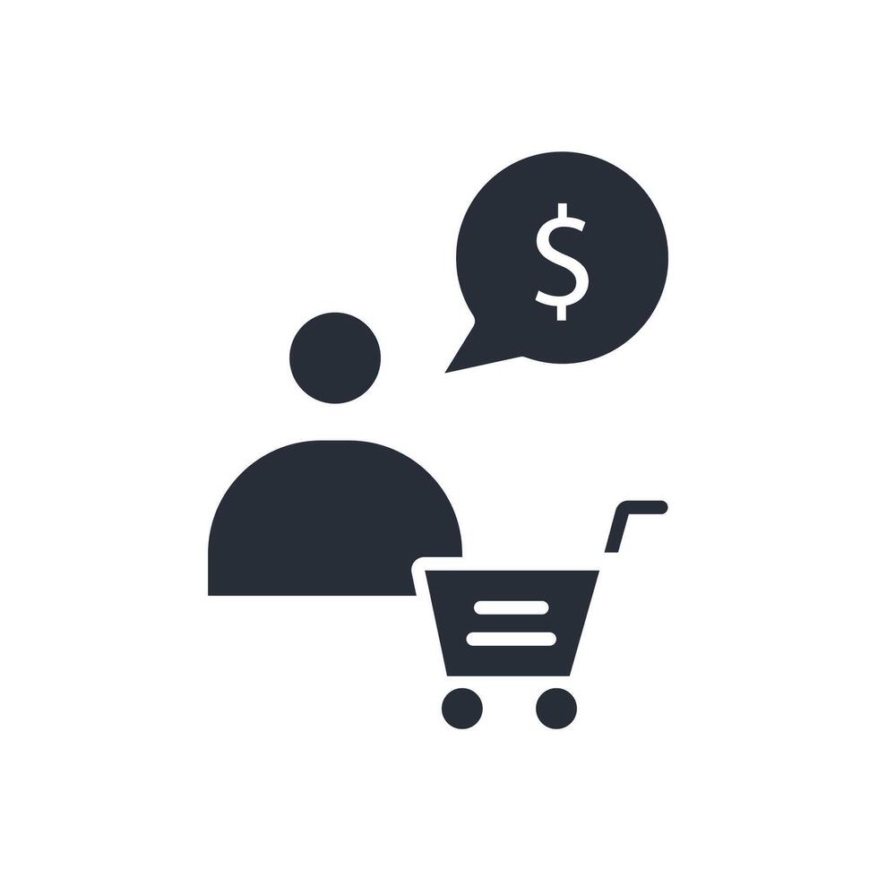corporate buyer icons sign for use vector