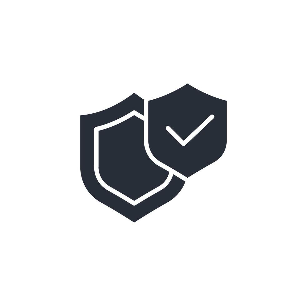 protect black icons stroke vector