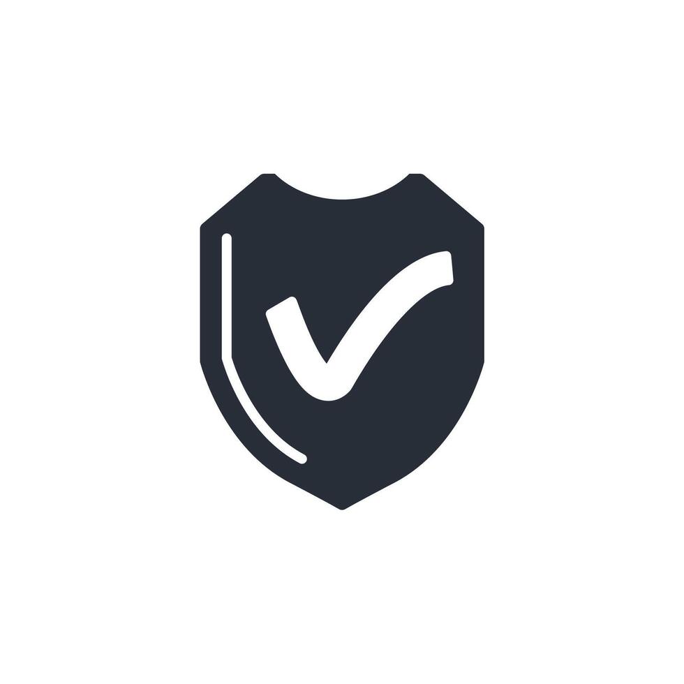 protection black icons stroke vector
