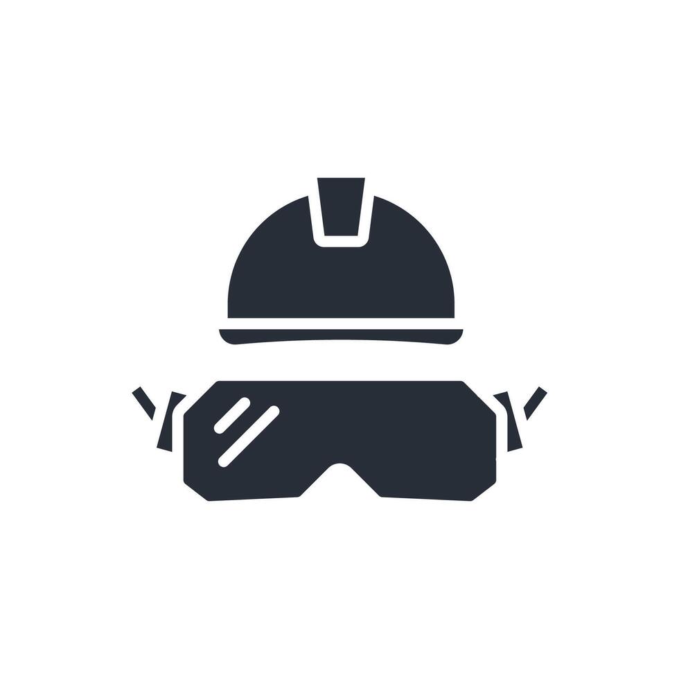 safety glasses icons sign for use vector
