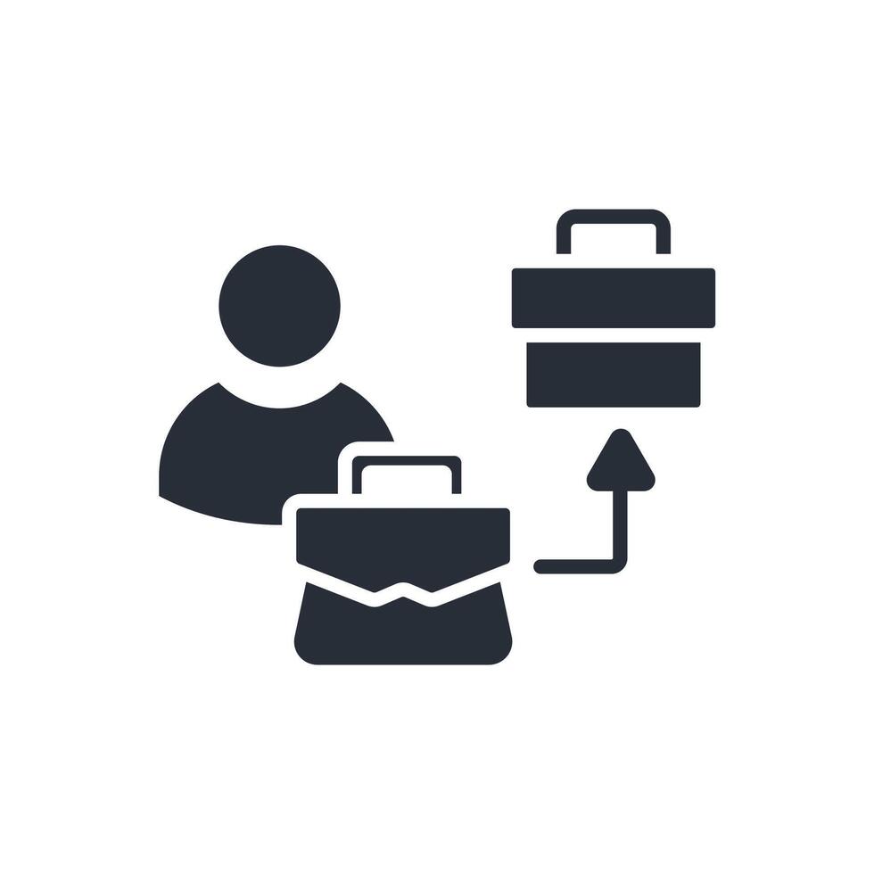 side hustle black icons stroke vector
