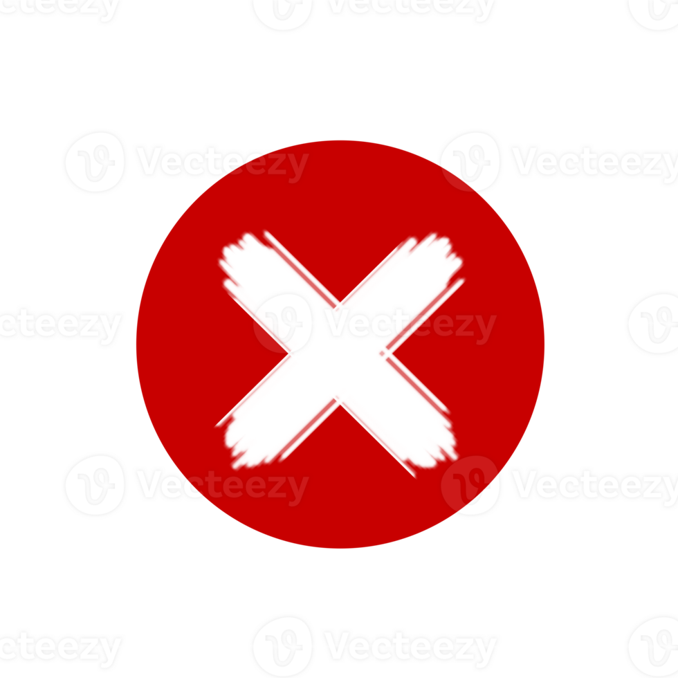 A red cross with white paint on it png