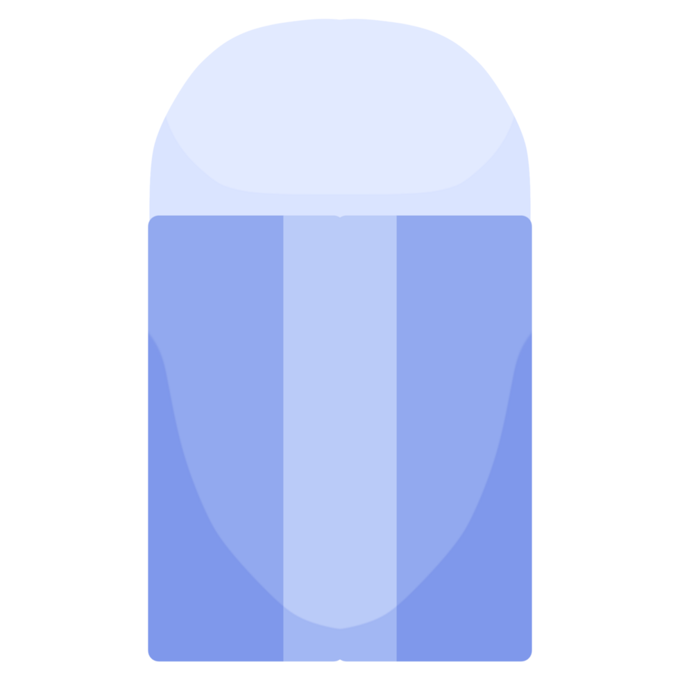 A blue and white container with a lid png