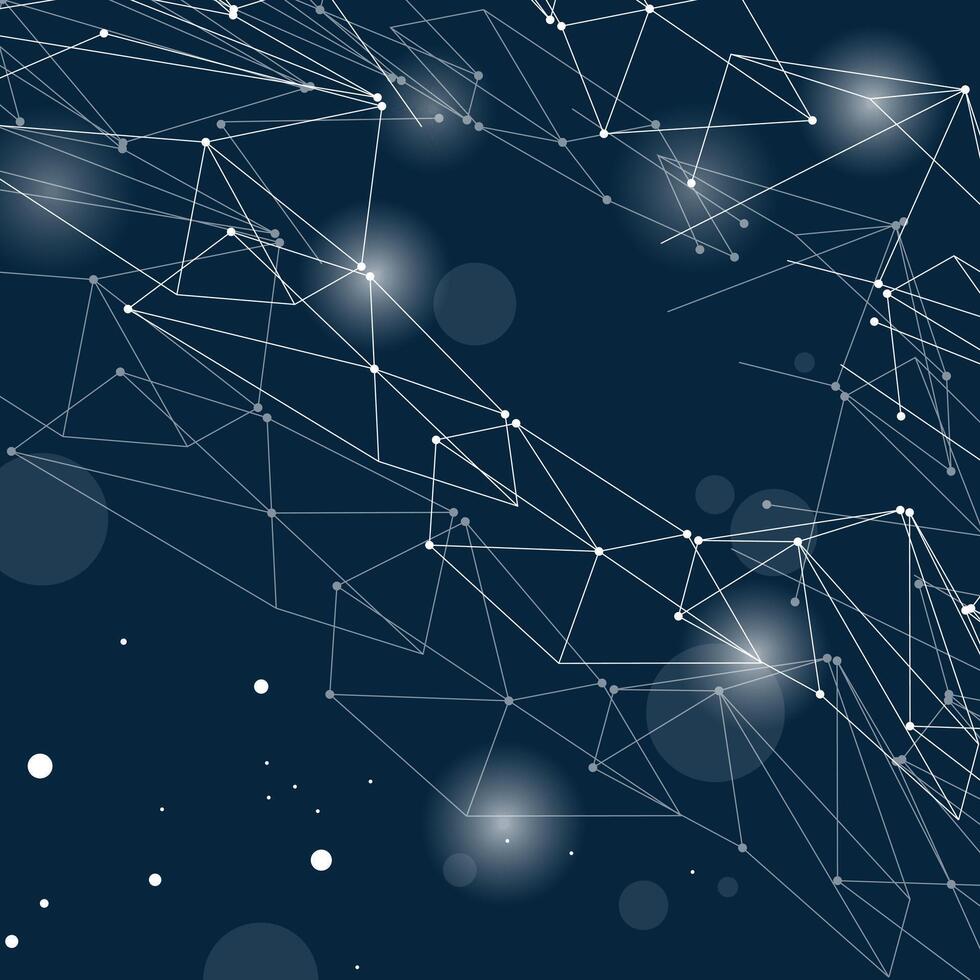 Abstract network connection background. vector