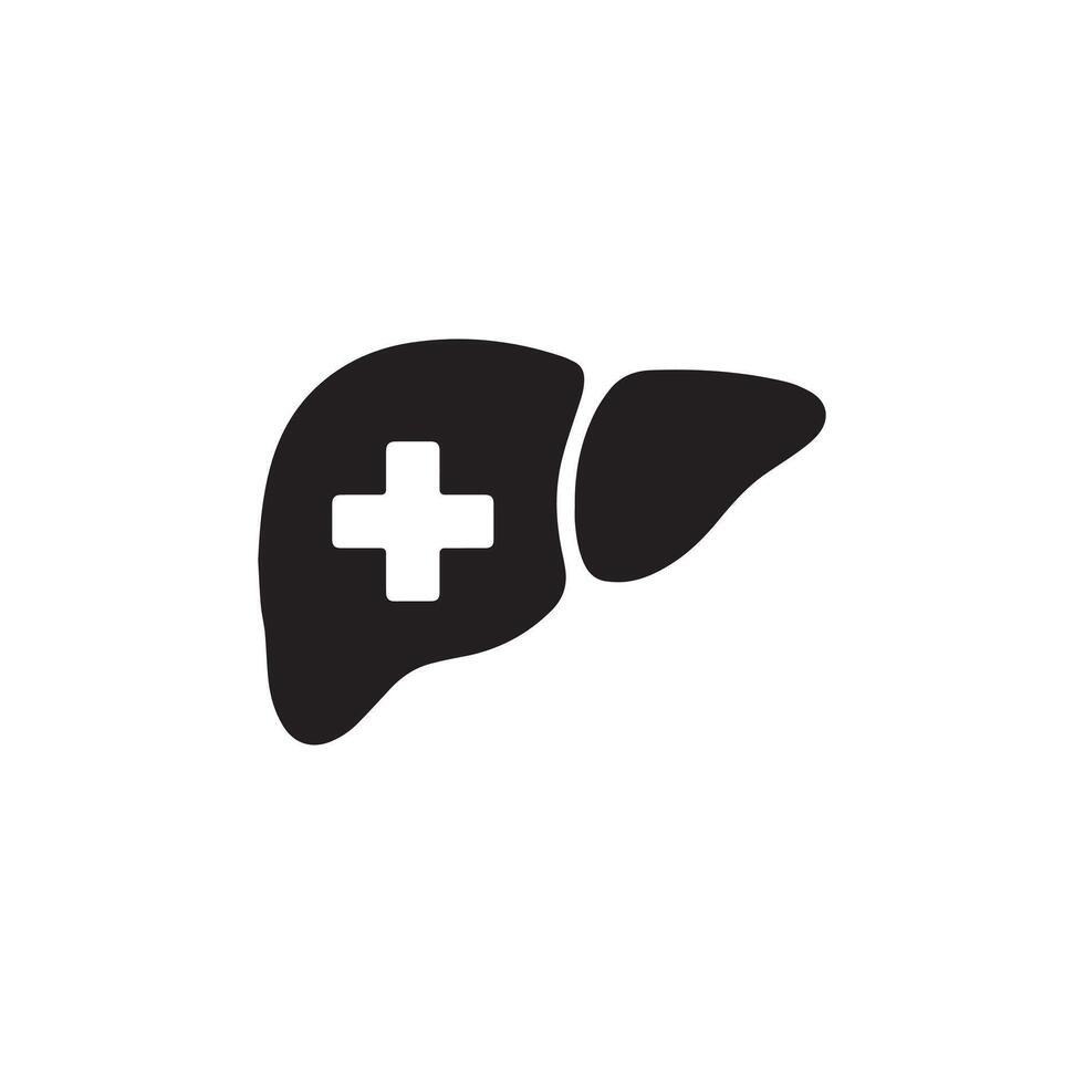 Liver Health Medical Icon Design vector