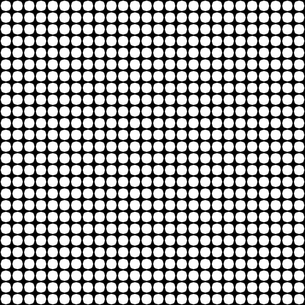 Minimal polka dot pattern, black dots on white, seamless modern background, stylish design, repeat. vector