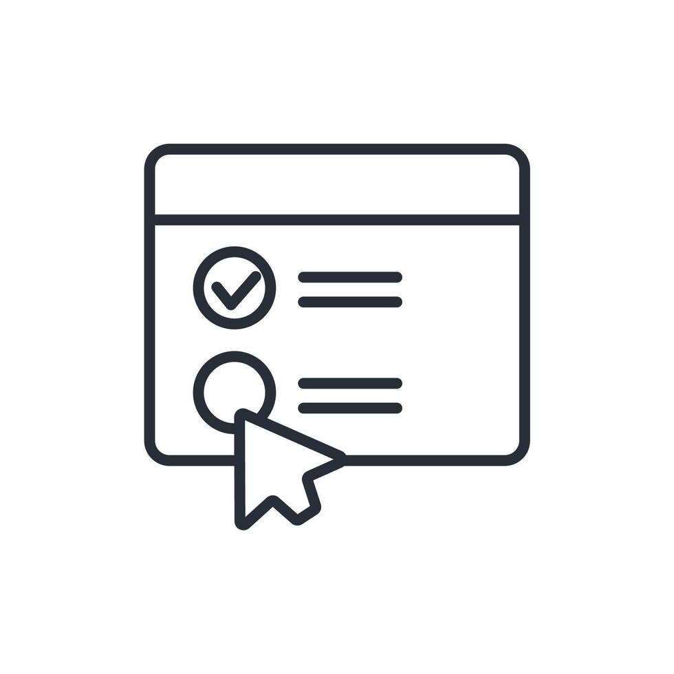 quiz icons isolated style vector