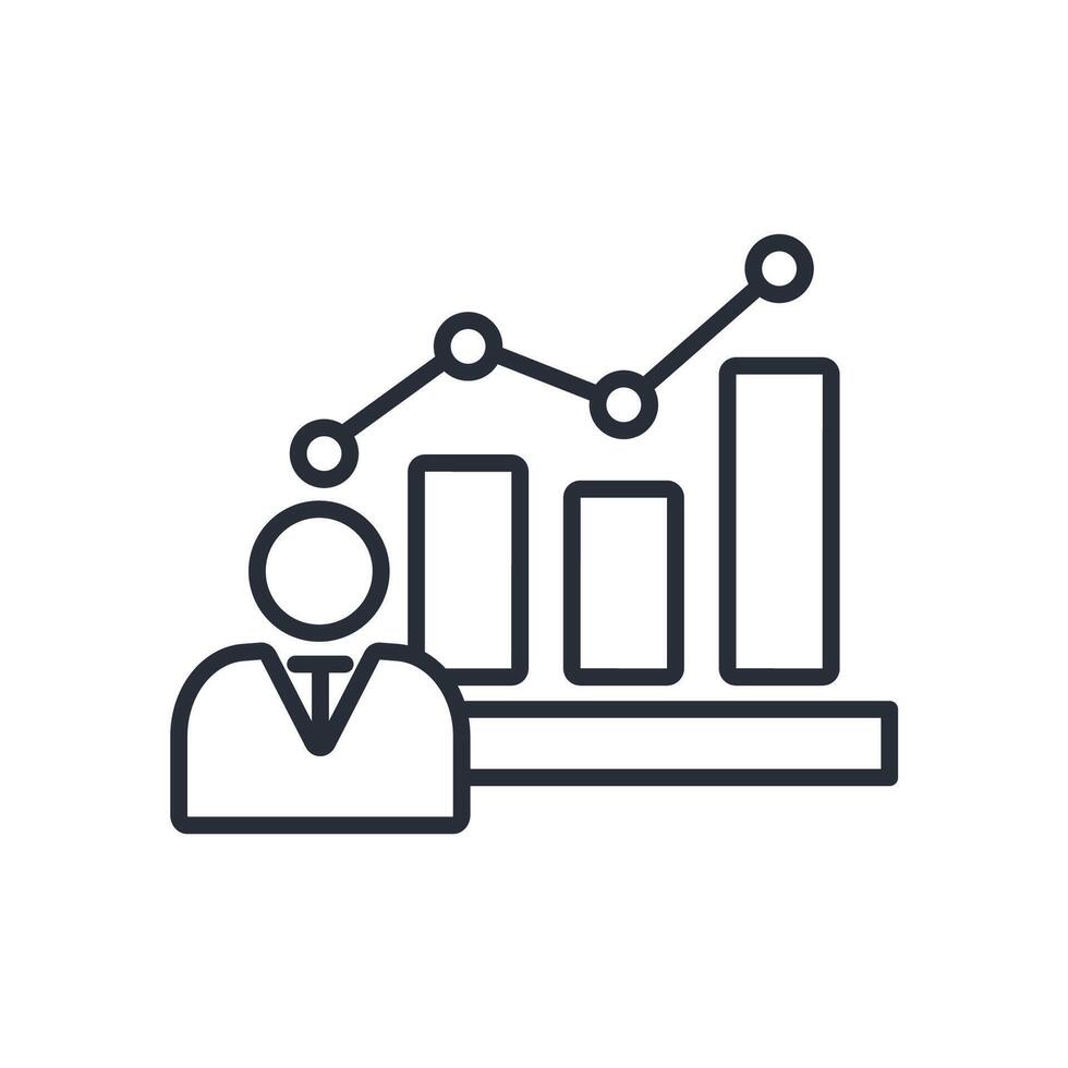 personal evaluation icons isolated style vector