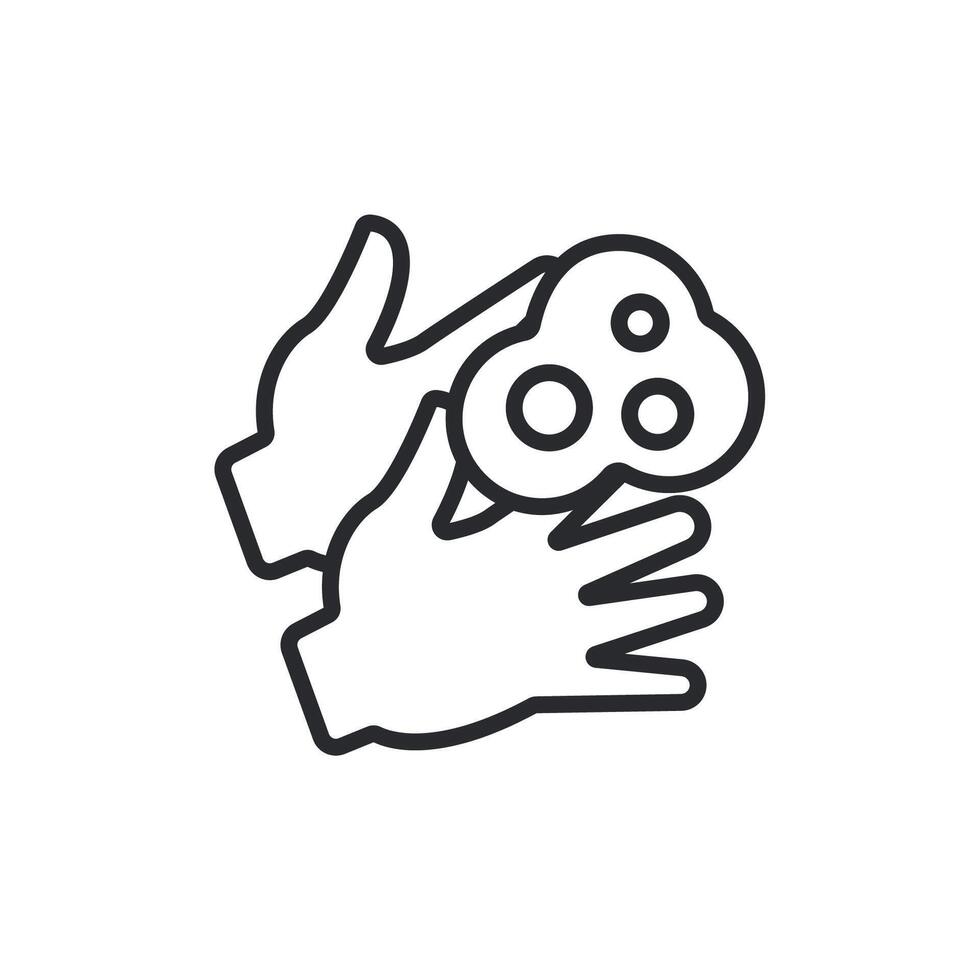hand wash icons isolated on White vector