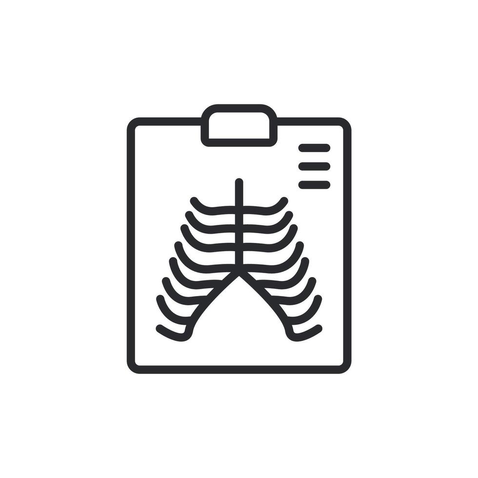 bone scan icons isolated on White vector