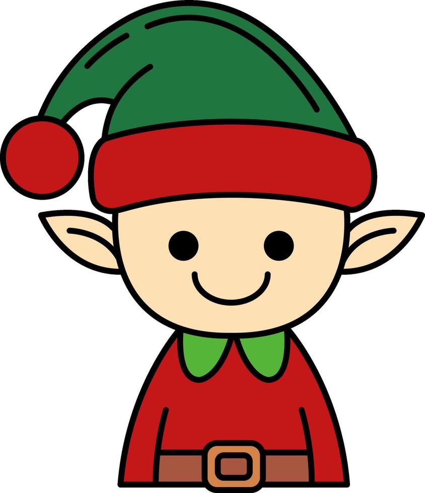 illustration of an elf vector