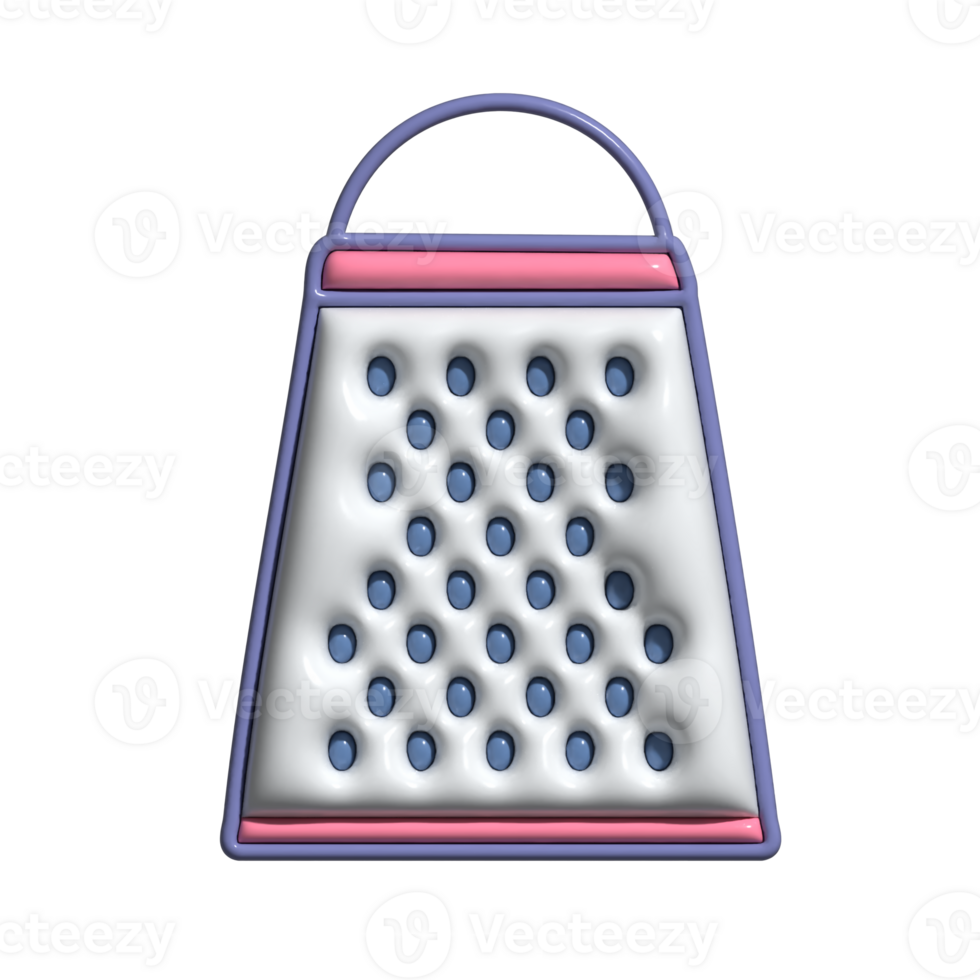 3D Cartoon Grater Kitchen Tool Icons png